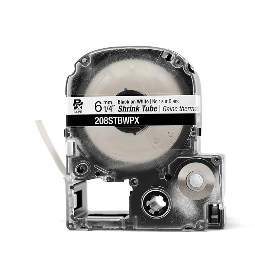 EPSON - ヨッピー② Epson LABELWORKS 208STBWPX Tape Cartridge - Black on White